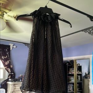 Elegant Black Polka Dot Blouse FINAL PRICE